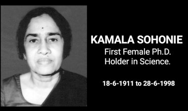 Kamala Sohonie: First Female Ph.D. Holder in Science.