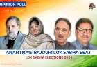 Opinion Poll Result for Anantnag-Rajouri Lok Sabha Constituency.