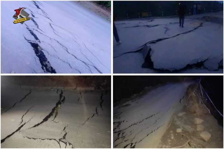 Massive Sinking on Ramban-Gool Road!