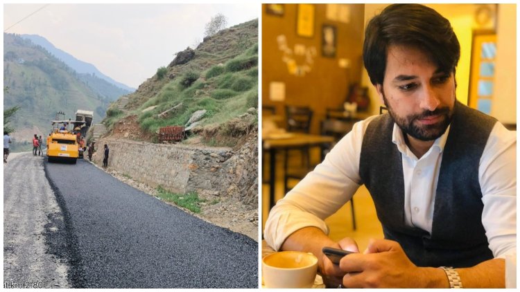 Advocate Azhar Raises Alarm Over Substandard Materials in Bufliaz Phagla Mandi Road Project