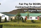 Fair Pay for BGSBU's Contractual Professors: A Urgent Need